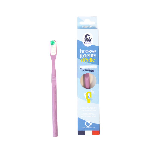 Brosse à dents - medium - eu lilas - 1